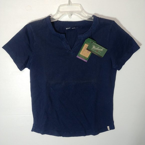Woolrich Womens Split Neck Tee - Size XS - Pre-owned - BEL8LZ - Picture 1 of 8